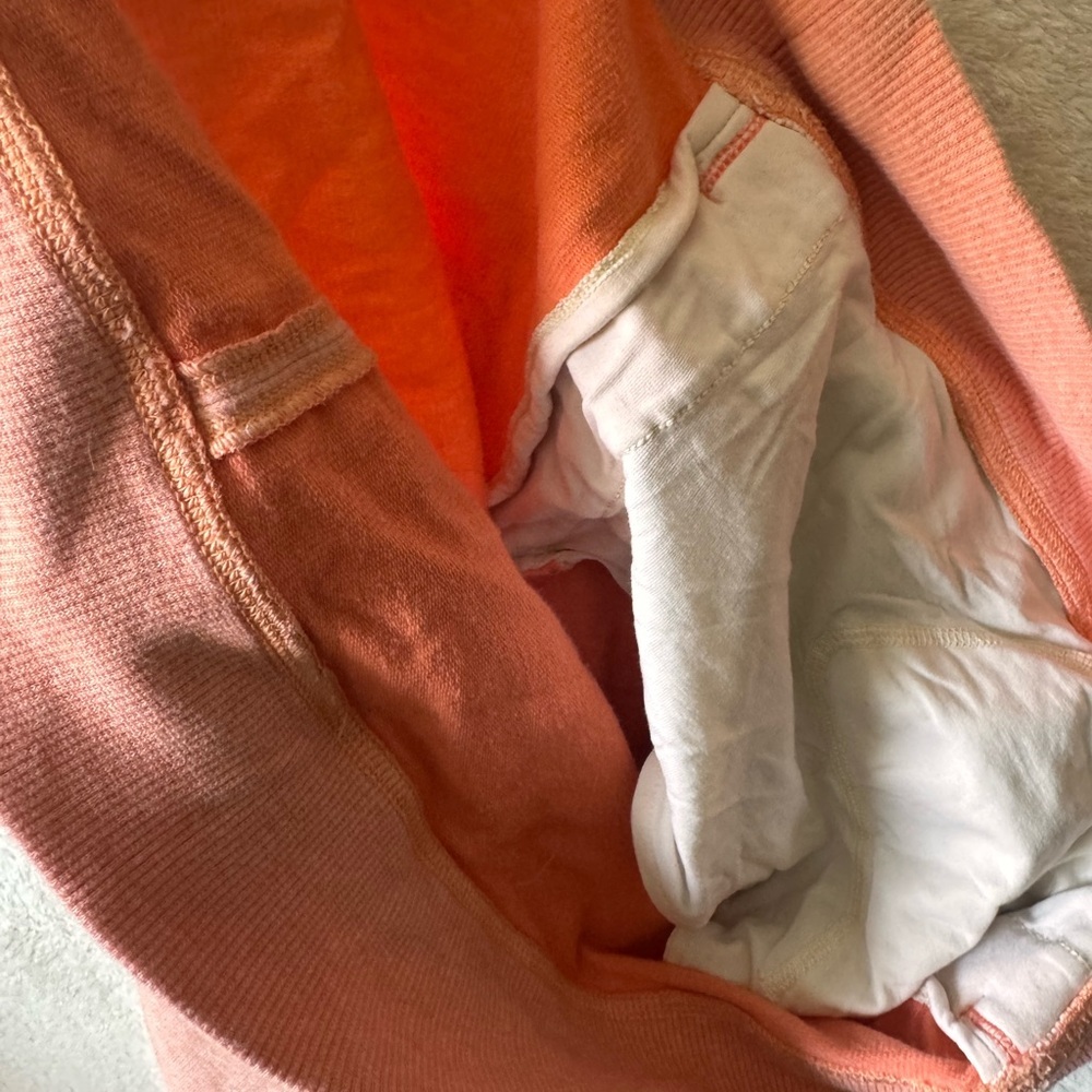 Lululemon Stress Less Hoodie Pockets Cowl Hood Lightweight Terry Stretch Top 8 - Picture 13 of 16
